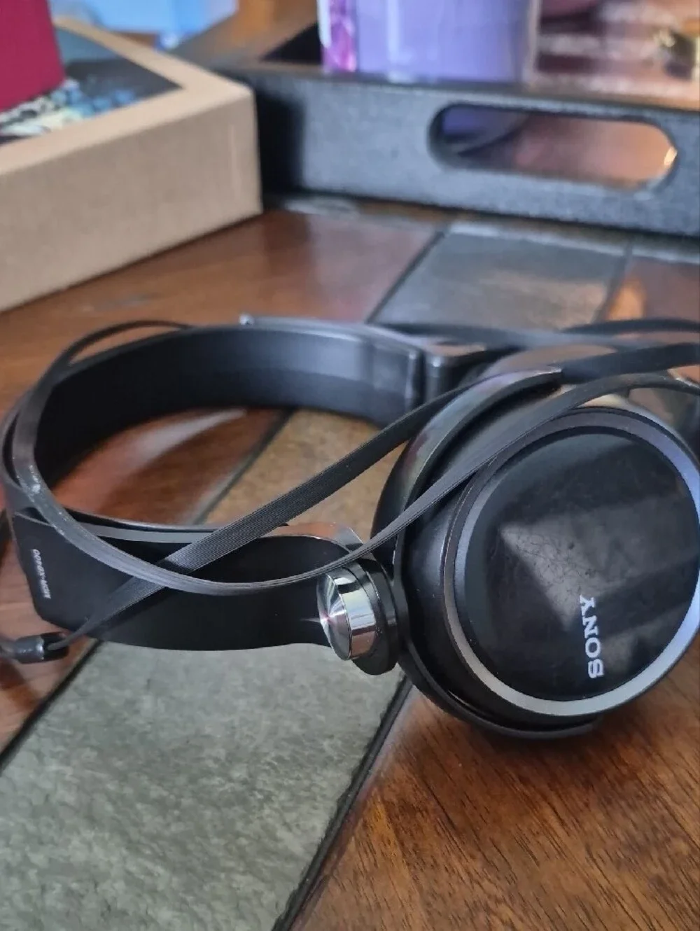 Sony Black On-Ear Headphones with Subtle Silver Trim